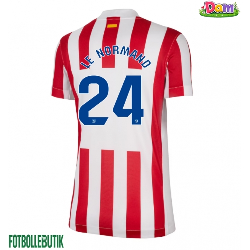 Atletico Madrid Robin Le Normand #24 Hemmatröja Kvinnor 2025-26 Kortärmad